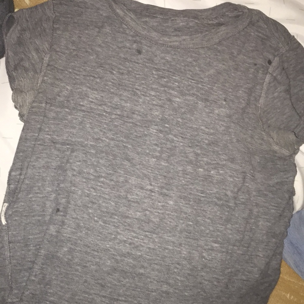 Grey crop top